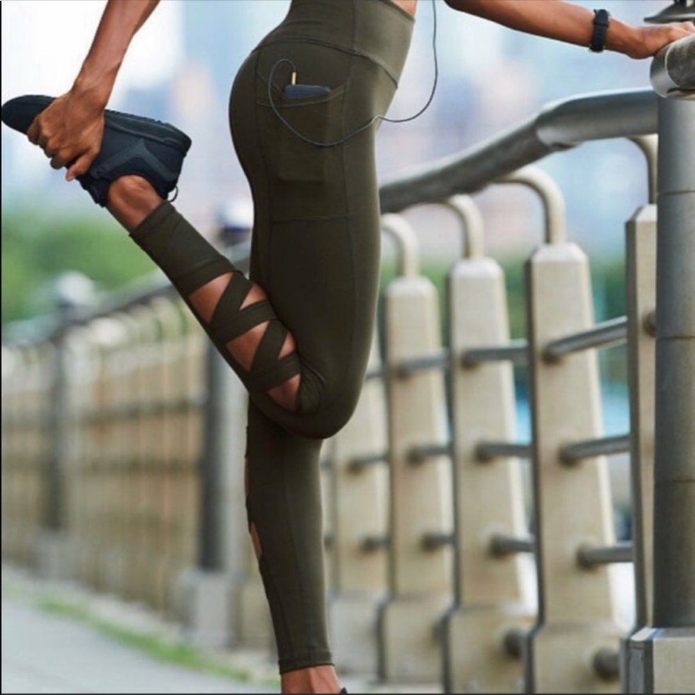 Victoria Secret Green knockout Tights